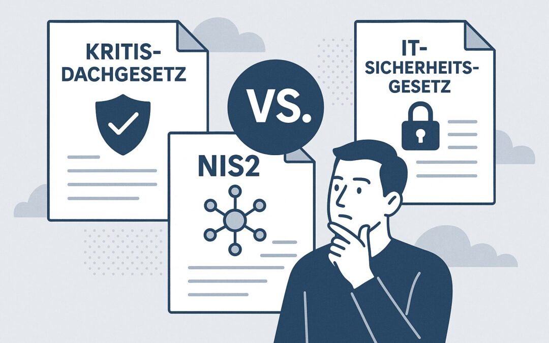 KRITIS-Dachgesetz vs. NIS2 vs. IT-Sicherheitsgesetz – Pflichten im Vergleich